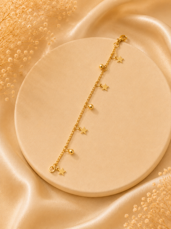 Starlit Glow Charm Bracelet