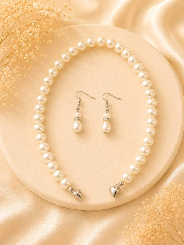 Pearl Necklace Set