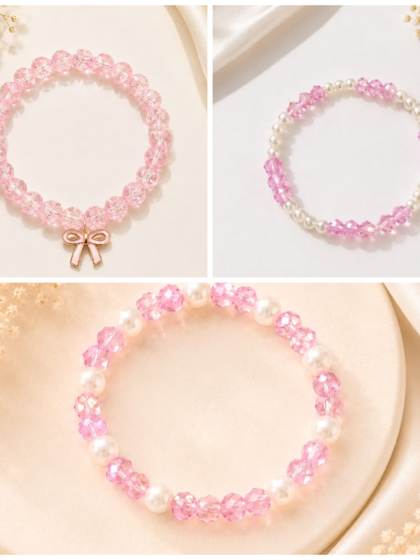 Pink Grace Bracelet Trio