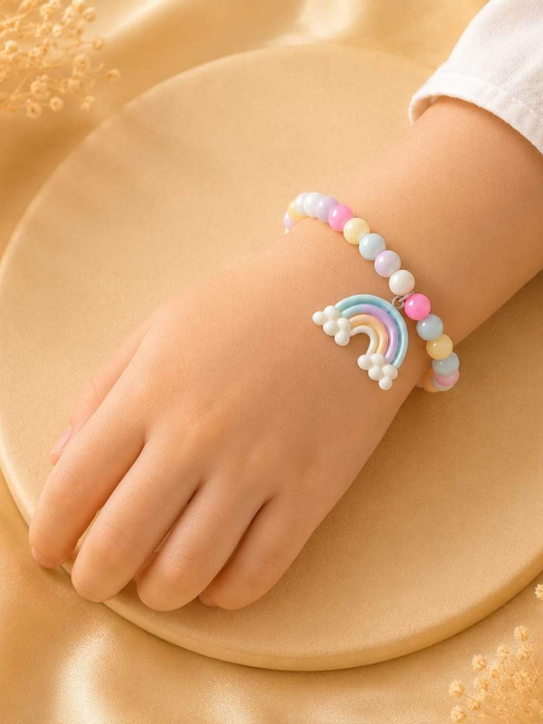 Pastel Rainbow Charm Bracelet