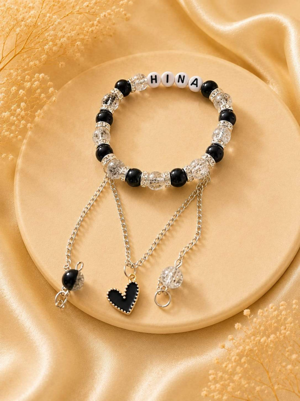 Signature Name Charm Bracelet